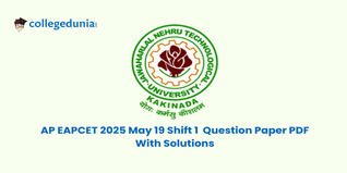 AP EAPCET (AP EAMCET) 2025 Question Paper May 19 Shift 1 (Available): Download Solutions with Answer Key PDF